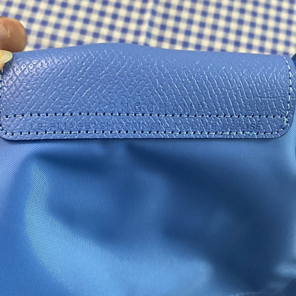 Longchamp Le Pliage Candy Blue Foldable Shoulder Bag - Picture 5 of 10